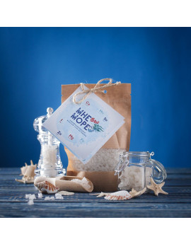 Соль морская нерафинированная (средний помол) 200 г.